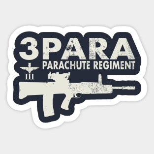 3 Para Parachute Regiment (distressed) Sticker